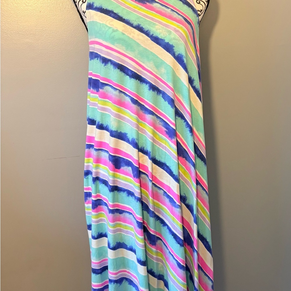 🌊 Lilly Pulitzer “Breakwater Tint Party Wave” Asymmetrical Dress - Picture 4 of 8